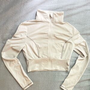 Zip Up Crop Sports Jacket